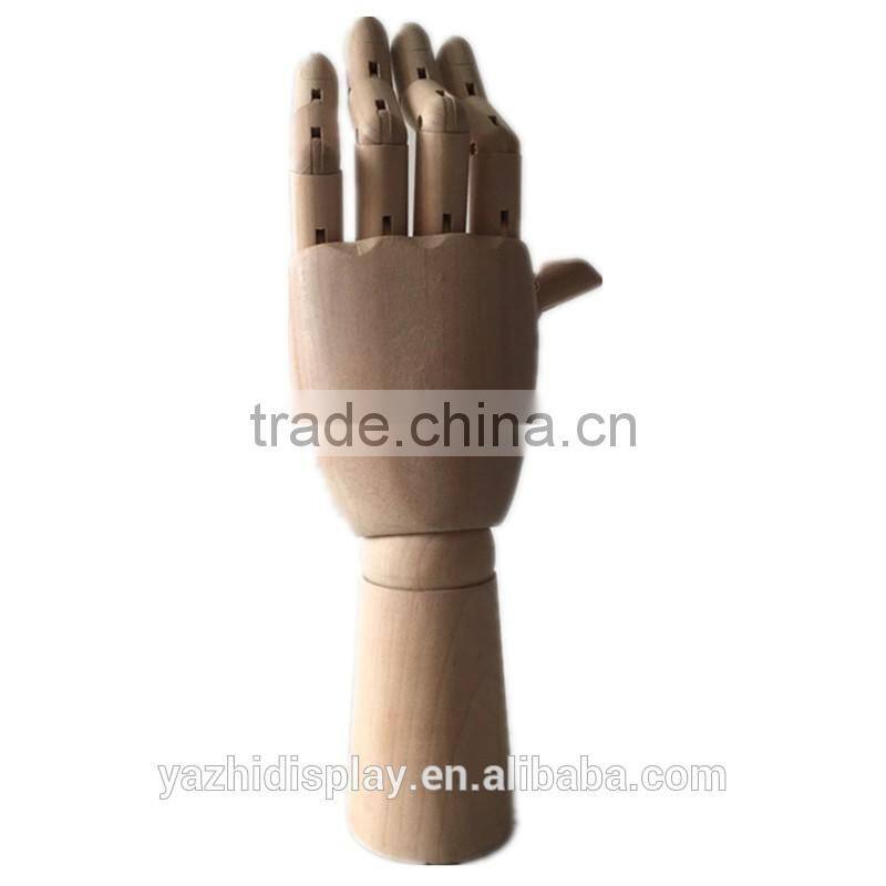 Lotus wood Hand Adjustable Wooden Hand Mannequin Dispaly Jewelry mannequin