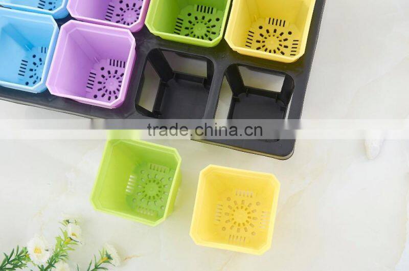 Plastic Flower Pot Rack -12 Grid