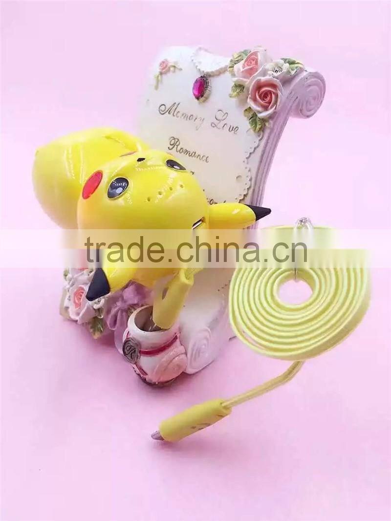 2016 Hot Sale Cute Protable 10000mAh Pokeball Pokemon Pikachu Power Bank creative 10000mah power bank