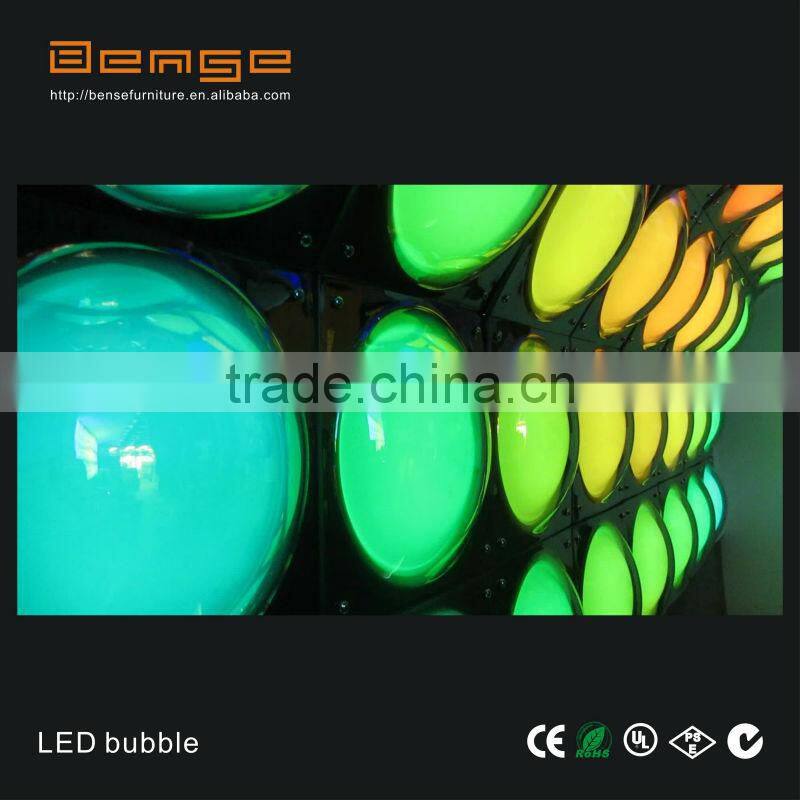 2015 Best Hot sales LED Disco Bubble Panel Wall Light with Mirror 80*80CM