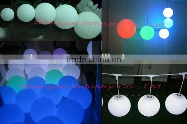 Light up plastic waterproof led glow ball