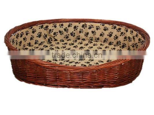 wicker basket for pets