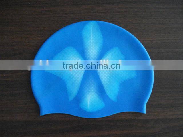 Environmental stretchable deformation silicone swimming cap