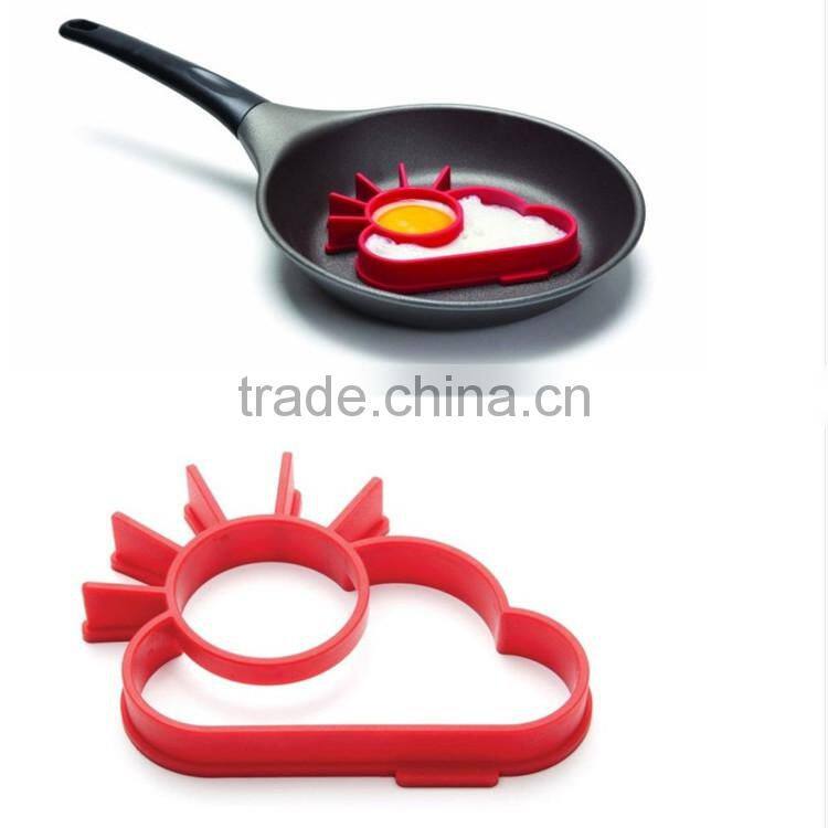 100% Food Grade Silicone Fried Egg Mould/Pancake Ring/Egg Tray Sunny Cloud Egg Shapers Mold