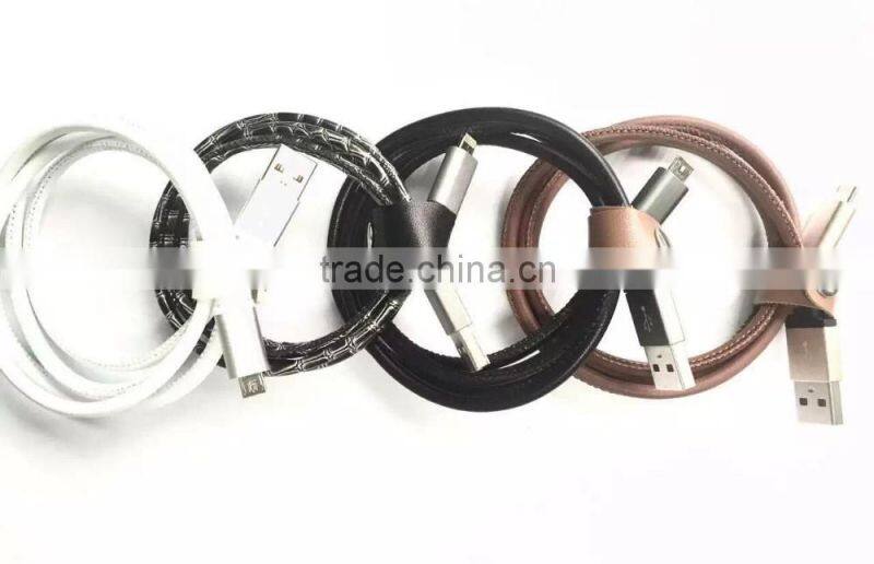 For Common LM 2 connector in 1 cable for iphone and android charging and sync