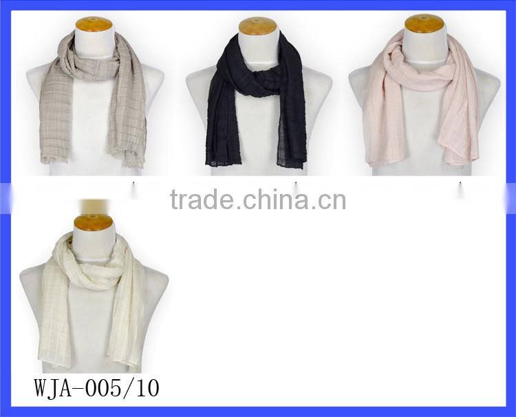 wholesale new style pashmina cashmere soft cotton hot pink scarf pashmina