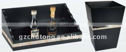 Hotel wooden two layers bathroom box