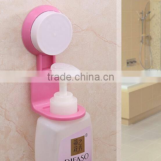 bathroom bath cream bottle holder /plastic bath cream bottle hook with suckers