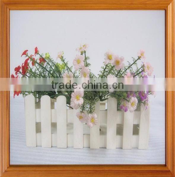 cheap wooden wedding decoration small garden fence