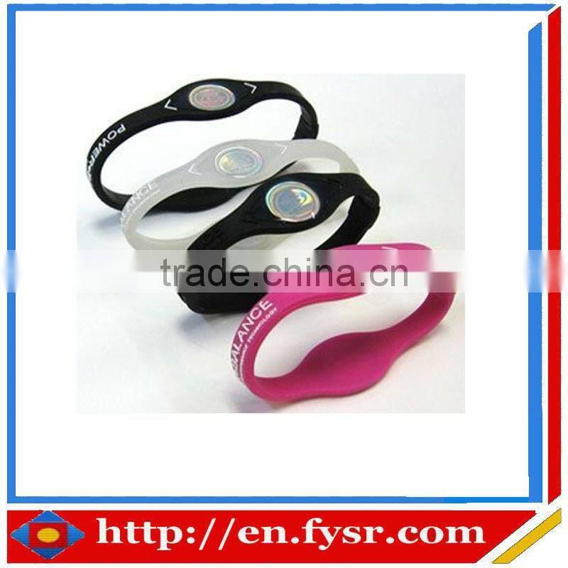 Embossed logo Bracelets /wristband (100% silicone)