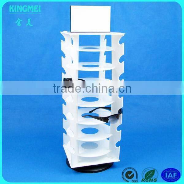 Sun glasses 2015 new products rotating acrylic display rack