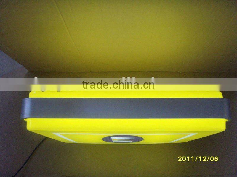 OEM plastic products advertising light box for Christmas words display