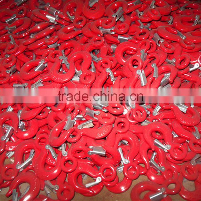 large crane hook with latch