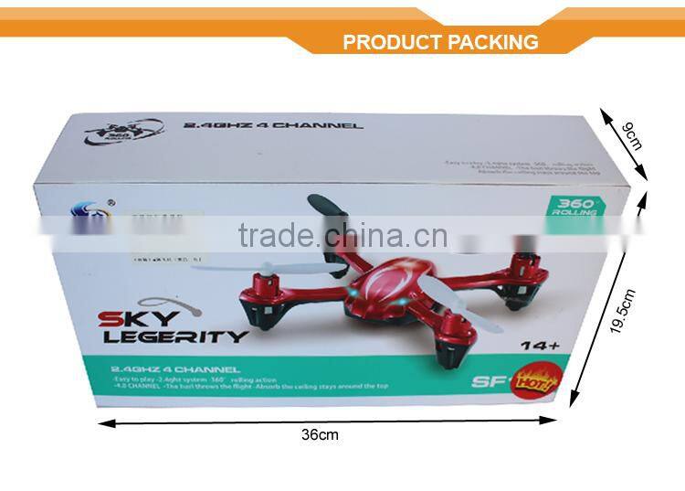 2.4G remote control rc quadcopter mini drone long flying toy helicoter PK syma