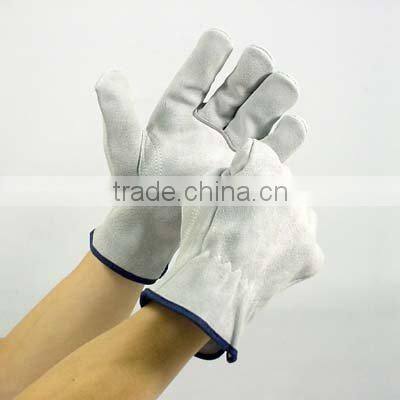 Safety cow split leather driver working gloves ZM103-H