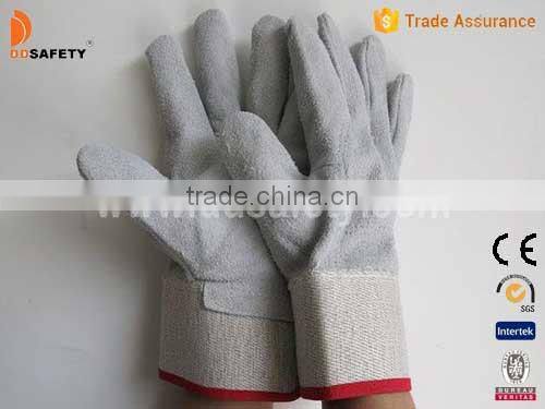 DDSAFETY Wholesale Cow Split Leather Glove Guantes De Trabajo