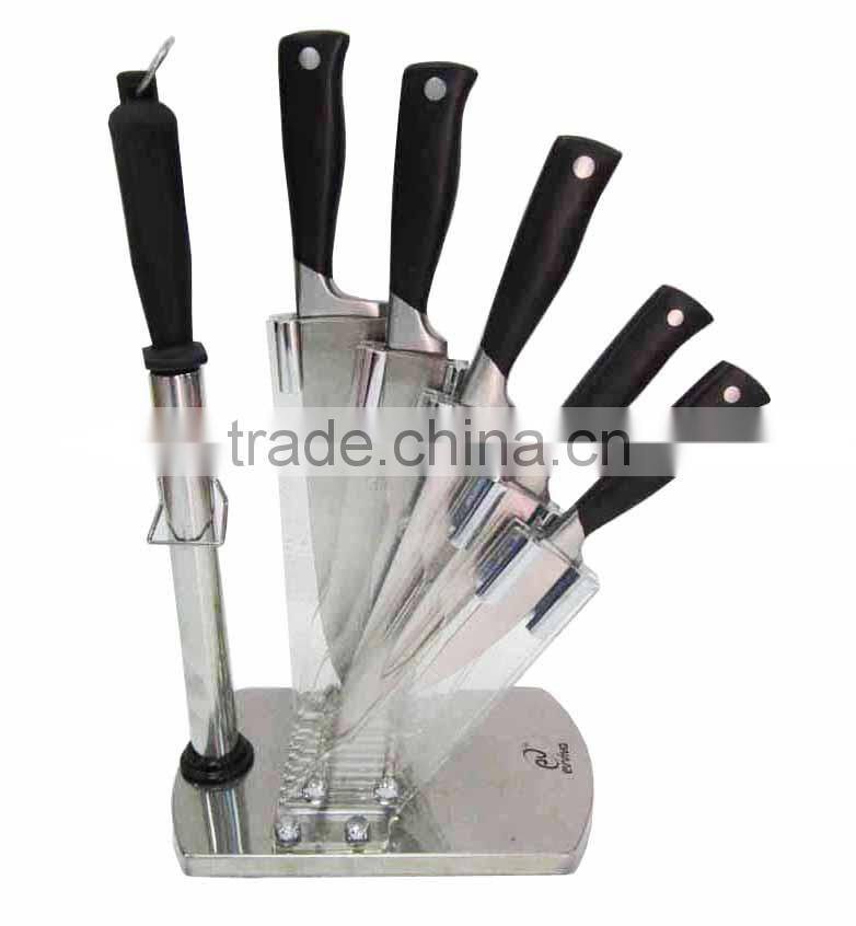 Acrylic Block 7pcs Royalty Line Knife Set