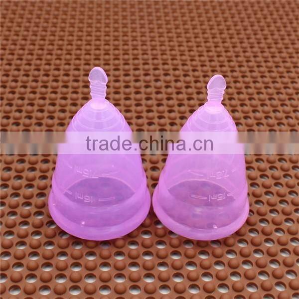 Perfect Feminine Hygiene Product Menstrual Cup Small & Large size lady menstruation cup