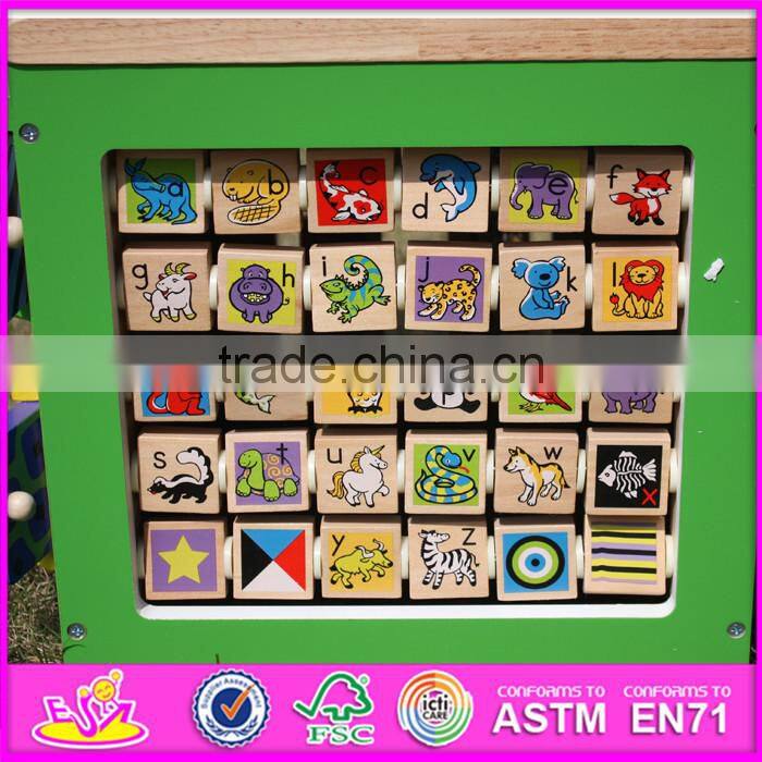 2016 new design baby toys wooden montessori beads W12D048