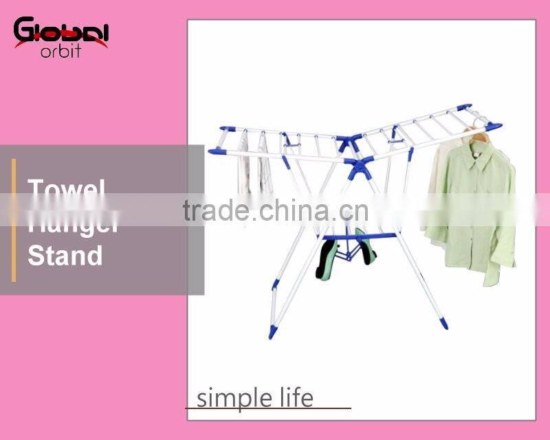 Easy Folding Laundry Multifunctional Outdoor Towel Rail Rack Hanger