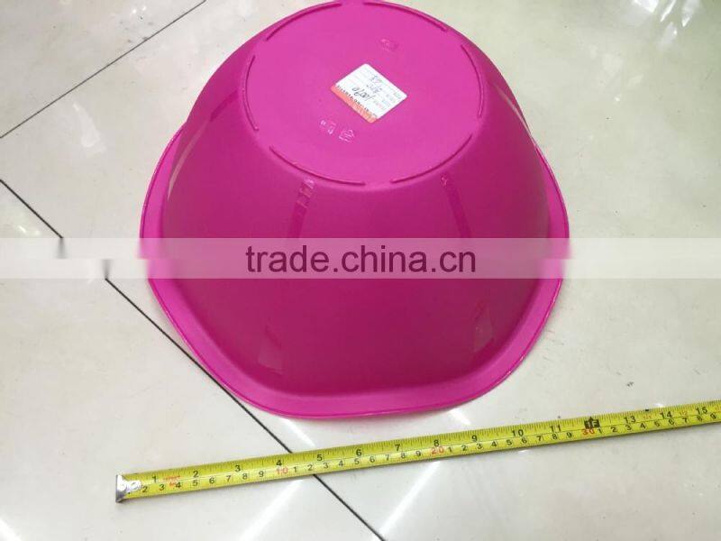 2015 NEW high quality cheap price round plastic Salad bowl 5L big size