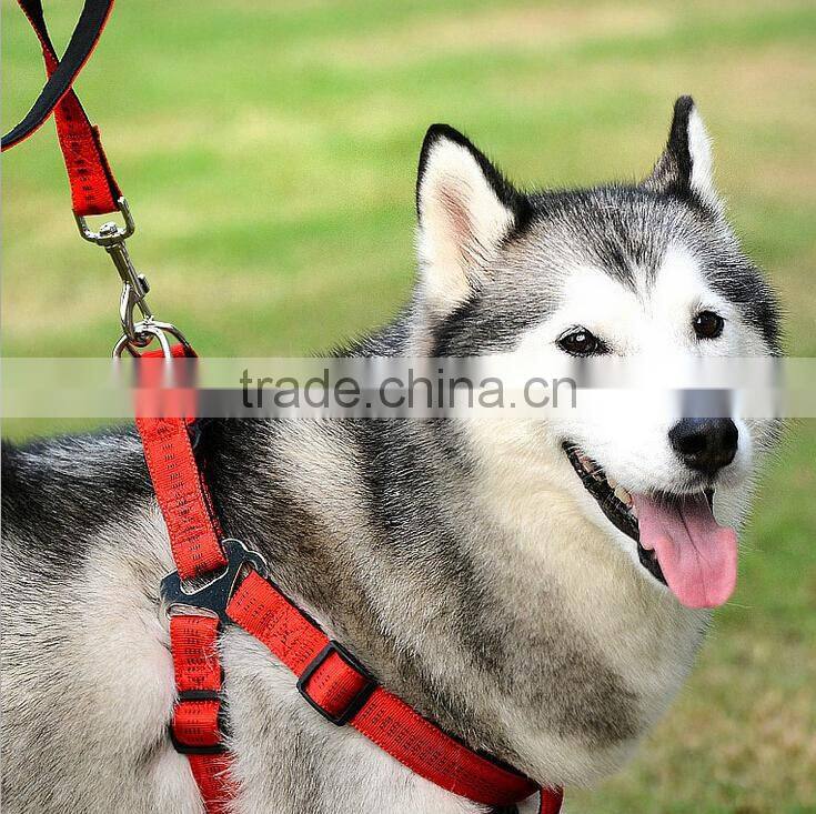Free to Adjustable pet dog leash Chest straps