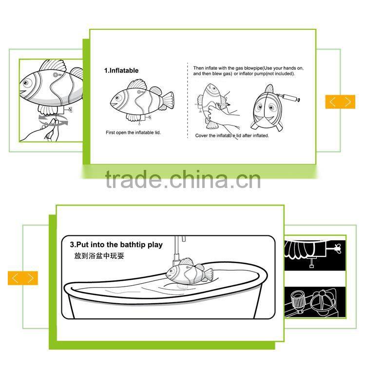 Hot selling kids water game inflatable flying fish towable