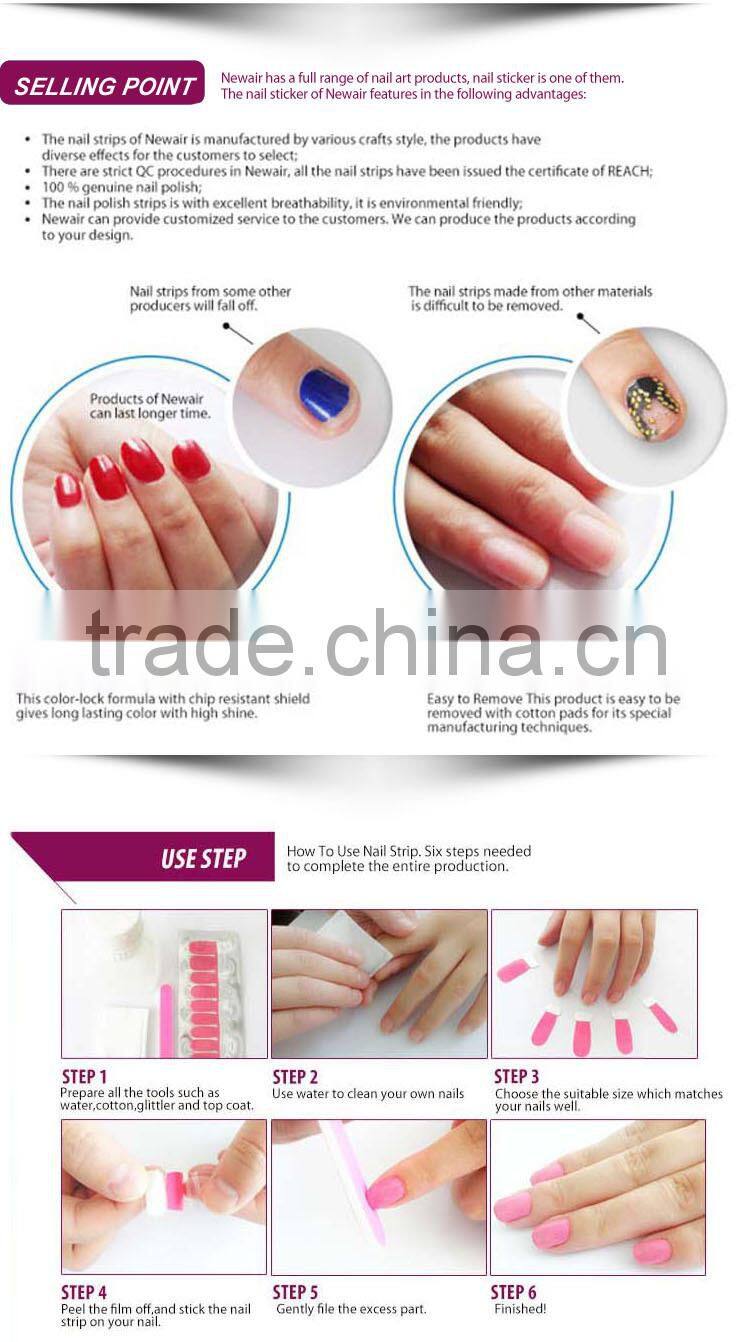 Night glow nails sticker in the dark print sticker glow in dark nail sticker