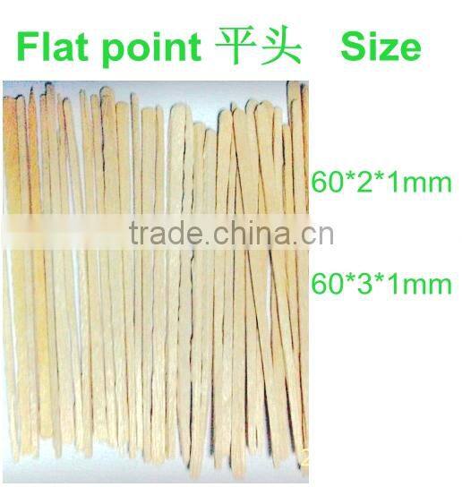 disposable flavored eco-friendly flat wooden toothpicks