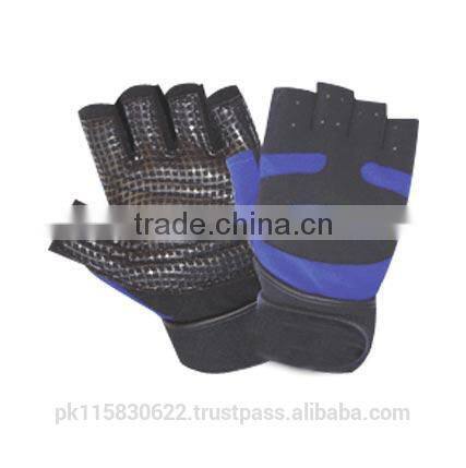 Cool Cycling Leather Fingerless gloves