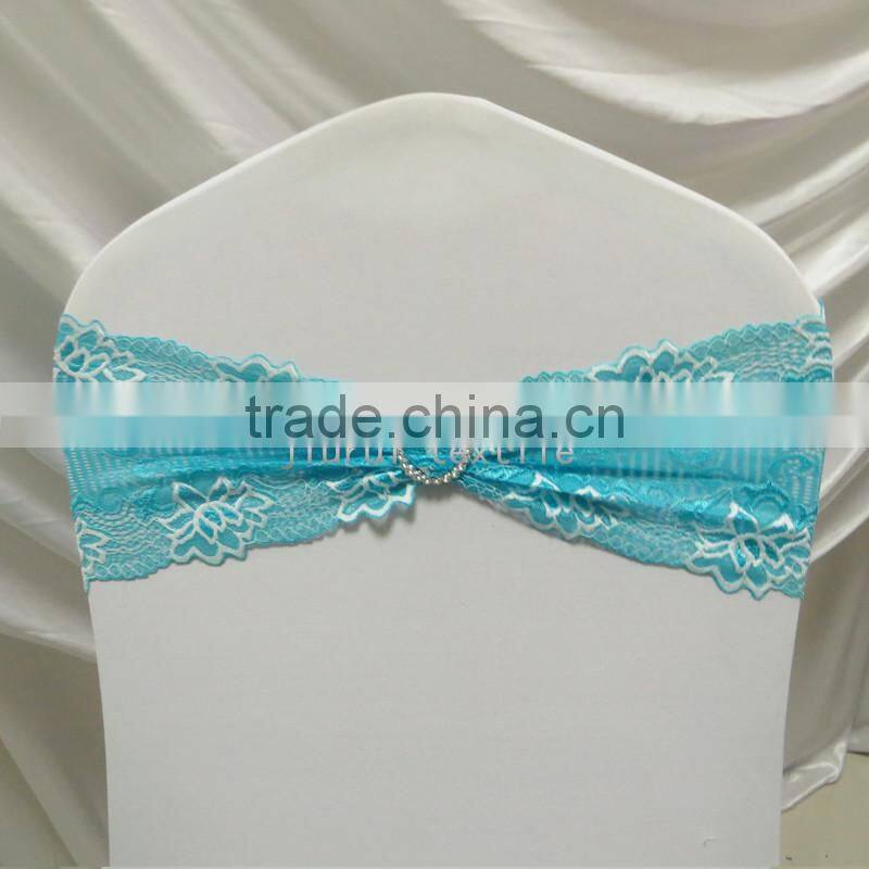Various kinds of lace chair band with plastic buckle