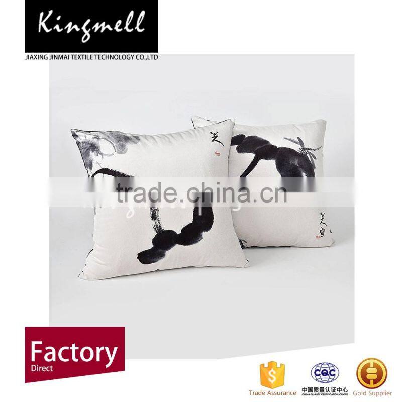 Custom printed pillow cases canvas printing linen pillow cases