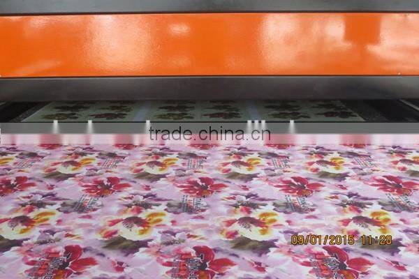 Hydraulic heat presss transfer sublimation machine for fabric Polyester 110*170cm