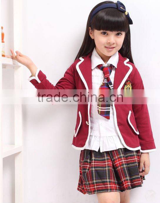 classic elegant black and white fishionable school uniforms to UK