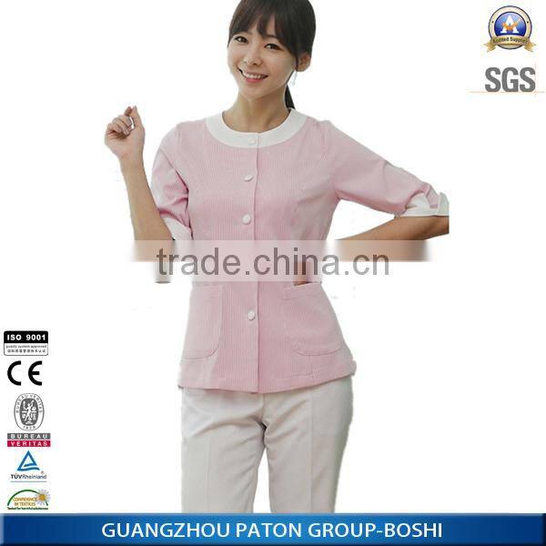 Spring sleeved overalls custom white coat doctor