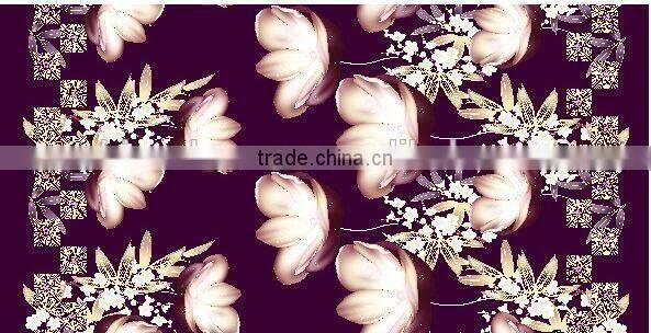 100%polyester disperse dyed 3D print