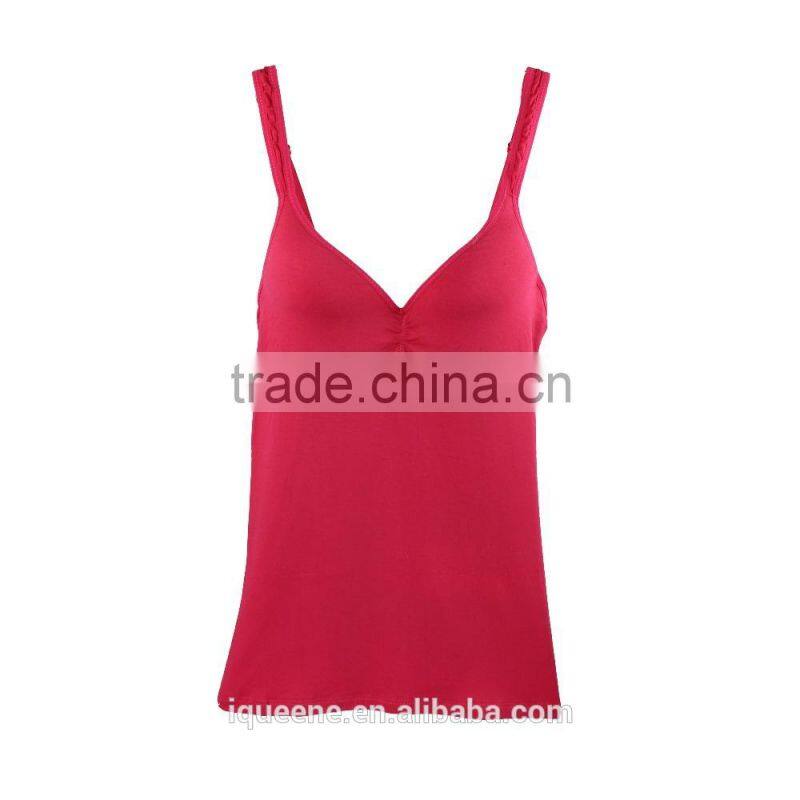 Alluring Deep V-neck No Rims With Chest Pad Velvety Texture Sexy Vest Harness