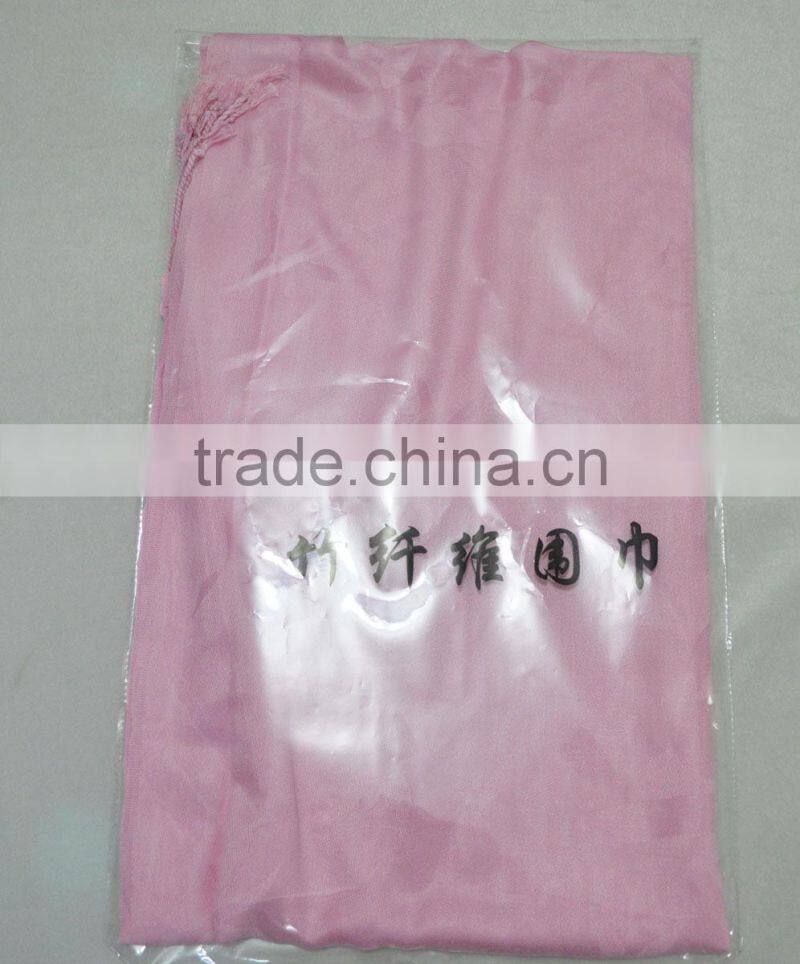 2015 Fashion lady classic hot popular plain soft bamboo fiber viscose shawl scarf