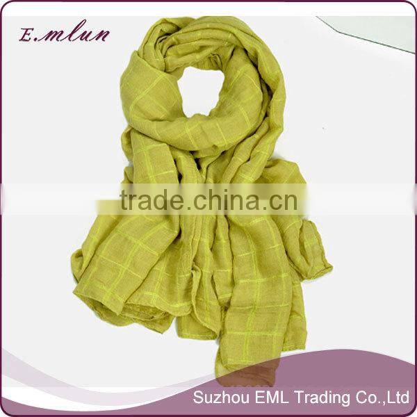 OEM Design Cheap Plain Cotton Scarf/infinity scarf