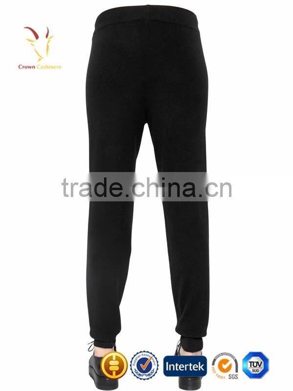 Most Popular Black Cashmre Jogger Pants Mens
