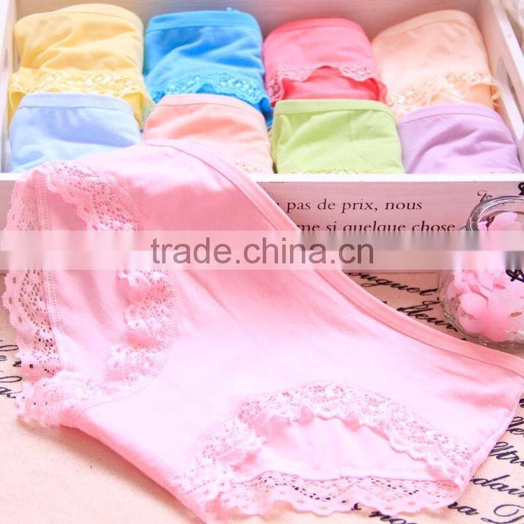 2017 New comfortable girls underwear lace panty women summer panties 100B