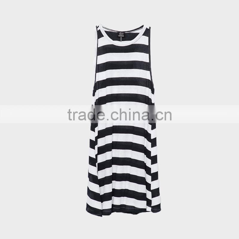 Stripe Dress Women Casual Dresses