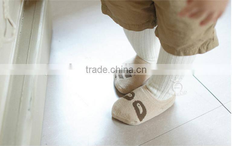 cute animal baby cotton socks, silicone print baby socks