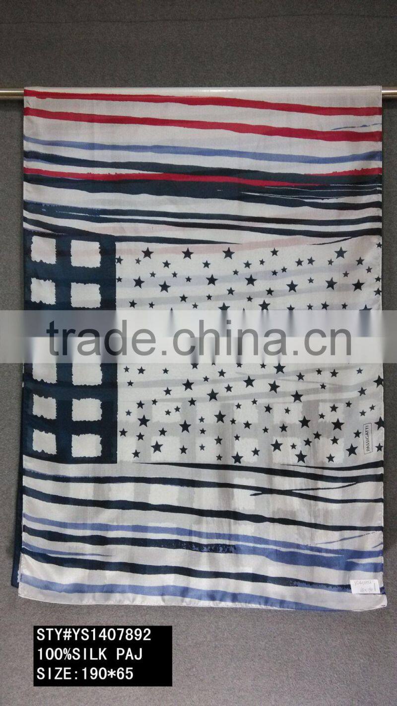 WHOLESALE NEWEST PRINTED SILK SCARF