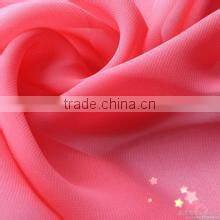 2015 fashion pure plain chiffon fabrics for women's clothes