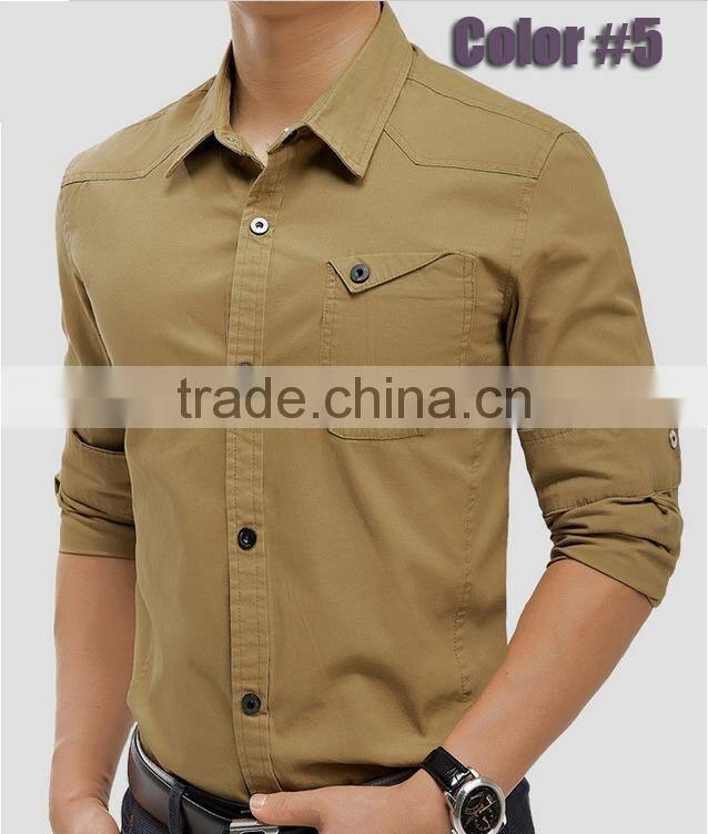 Mens designer summer shirt Fashion Army Shirts high quality Military Casual shirts