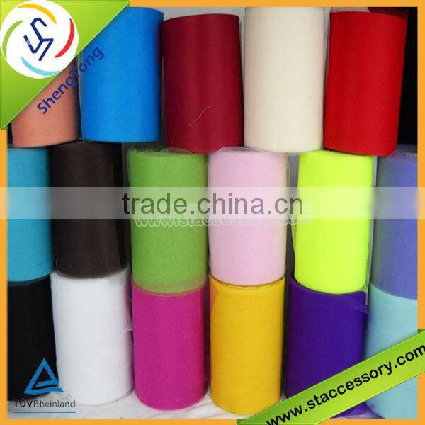 Popular 100% nylon cheap fabric tulle wholesale