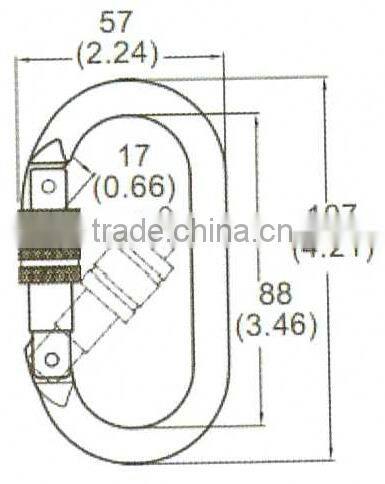 carabiner for safety lanyard by China factory in Ningbo