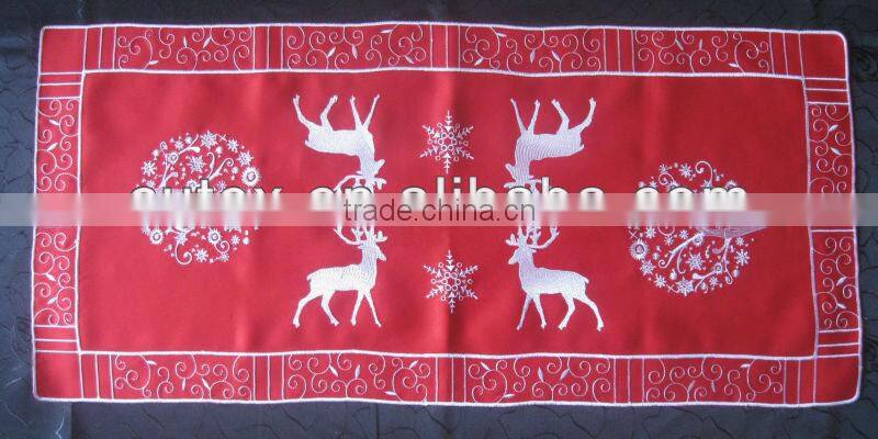 Chrimas Embroidery Table runner