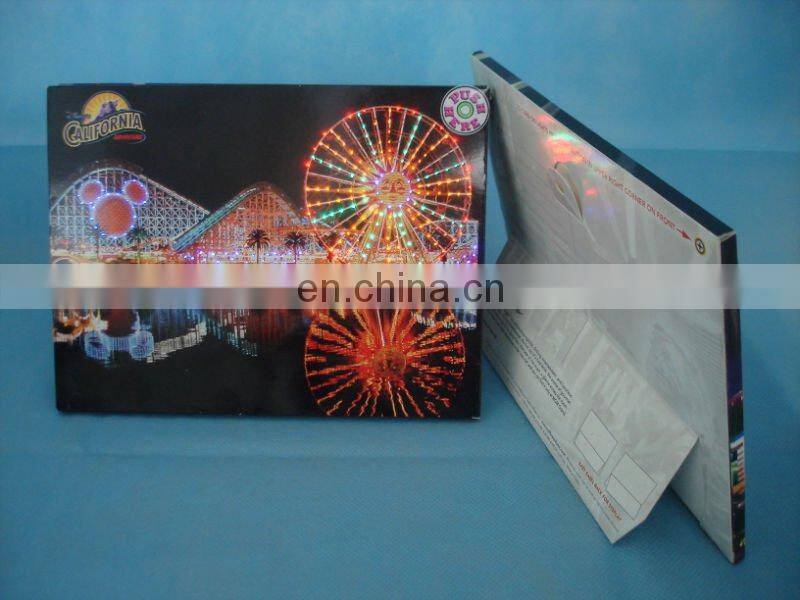 Newly Design Custom LED Lighting Up Paper Photo Frame of Beautiful city pictures